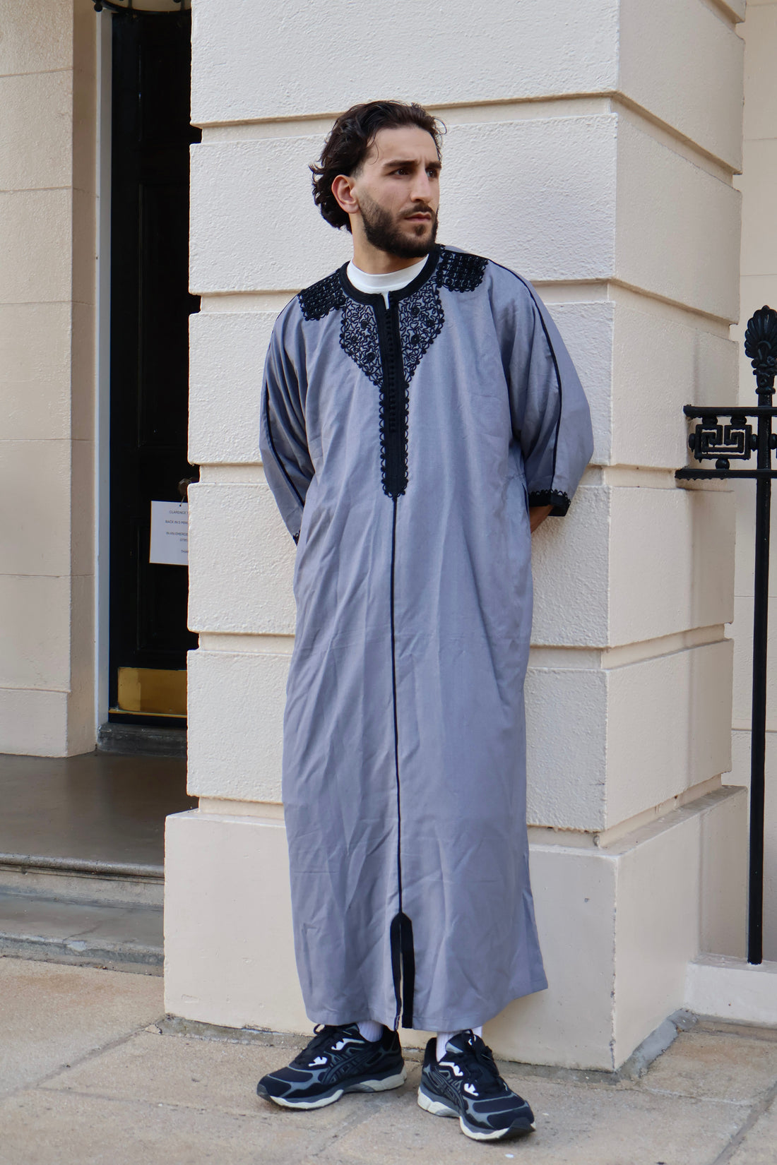 Man looking to his right, wearing a