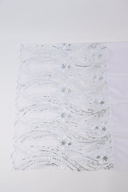 Gabasar and Gordgoro set - Silk Kouture - Set - Somali Couture - Silk Kouture - SCGGSWH0013OS - White - - Gabasar and Gordgoro set -